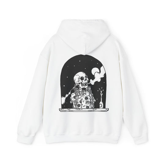 The Inside Out Skeleton Hoodie Black & White